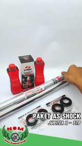 Paket 4item as shock depan jupiter z + oli shock + seal debu + seal shock jupiter z/burhan jupiter z1 vega zr vega r new f1zr vega r