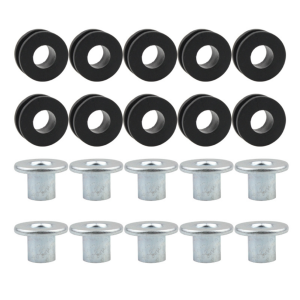 10 Chiếc Gioăng Cao Su Xe Máy Và Bộ Lắp Ráp Bu Lông Giữ Vòng M6 Bu Lông Fairing Kèm Vòng Đệm Giảm Chấn Cho Hợp Kim Nhôm