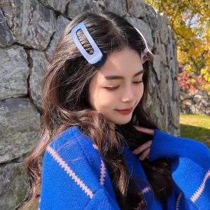 กิ๊บติดผมแบบเรียบสีพื้น 11 ซม. สำหรับผู้หญิง กิ๊บ BB ขนาดใหญ่สไตล์เกาหลี กิ๊บปากเป็ดเรียบง่ายทันสมัย เครื่องประดับผมสำหรับสาวๆ