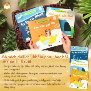 Sách Thơ Đọc To Bộ 3 Cuốn Việt Nam Quê Mình: Vèo Vèo Hội An Xình Xịch Đến Huế Tu Tu Ra Khơi! Lionbooks