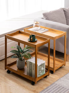 Mini Portable Sofa Side Table Living Room Corner Desk Small Tea Table Compact Side Table Modern Simplicity Design No Storage