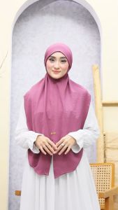 BISA COD Hijab Dagu Non Pet Malay Kode MARULI Bahan Kringkel Premium By Ory AjeZas Collection