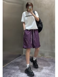 Quick Dry Outdoor Casual Mens Shorts Summer American Basketball Sports Five-Quarter Length Loose Fit Teenage Fashion