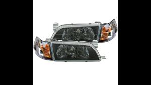(DIYMO) 2PCS Car Front Corner Lamp Lights Lens Black for Toyota Corolla AE100 E100 AE101 1993-1997 Signal Lamp No Wire Harness