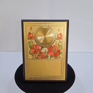 LG2406 Batik Covered Wood Plaque (Hadiah Sukan Dan Anugerah) Trophy Cenderahati.