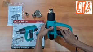 NRT-PRO HG 653 HD Mesin Heat Gun Pistol Pemanas Listrik Hot Air Gun HG653HD HG653 HD HG 653HD