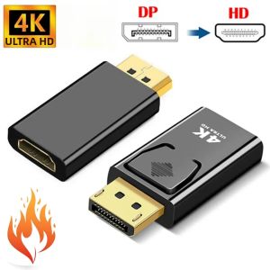 Bộ Chuyển Đổi DisplayPort DP Male Sang HDMI Female 4K Bộ Chuyển Đổi Âm Thanh Video Cho Máy Tính TV Laptop