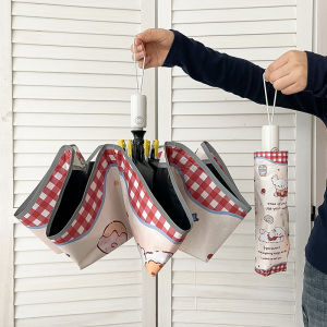 Automatic Safety Windproof Womens Umbrella Waterproof UV Protection Sunshade Rainproof Compact Folding Umbrella for All Seasons