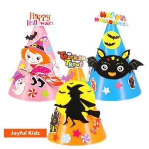 Halloween DIY Witch Hat Trick or Treat Candy Bag Kids Craft Children Art Craft 万圣节糖果袋 魔法帽 儿童手工