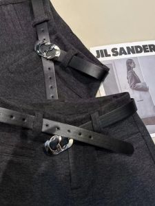 กางเกงขายาวทรงตรงเอวสูง ทรงหลวม ทรงลำลอง สำหรับผู้หญิง ดีไซน์ใหม่ ฤดูหนาว 2024 กางเกงขายาวทรงตรงทรงหลวม