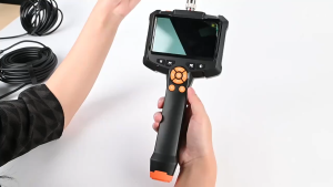 G30-เมตรกล้องจิ๋วกล่องส่องสำรับอุตสาหกรรม4.3นิ้วหน้าจอ IPS HD1080P กล้องงูสำหรับตรวจสอบท่อระบายน้ำไฟ LED 2000MAh สำหรับเครื่องมือตรวจสอบรถ