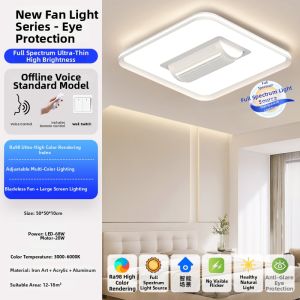 ADDLON | Full Spectrum Eye-Protective Ceiling Fan Light Fixture