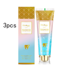 oralhoe | Niacinamide Whitening Toothpaste Dental Stains Removing Prevent Bad Breath Oral Cleaning Refreshing Reduces Plaque Toothpaste