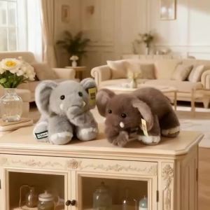 30/45/65CM Lovely Lying Elephant Plush Toys Soft Stuffed Cartoon Animal Doll Cute Sofa Sleep Pillow Cushion