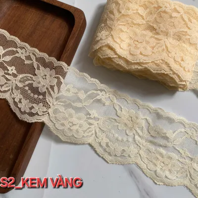 (DÂY 5 MÉT) REN LƯỚI POLY PHỤ KIỆN MAY VÁ BẢN RỘNG 6 CM