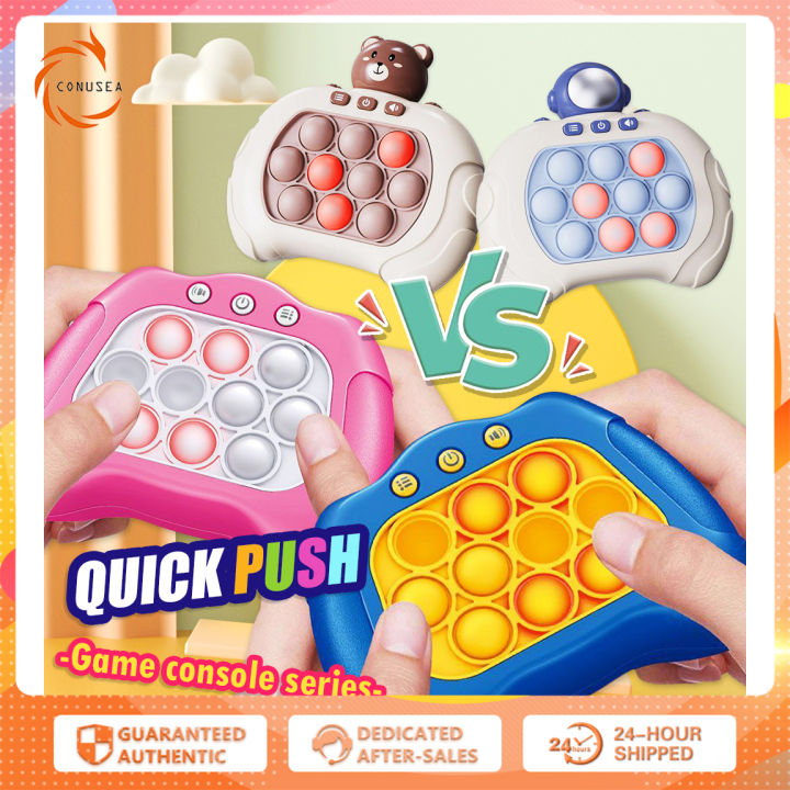 CONUSEA POP It Murah Fidget Toy with Music TIKTOK Quick Push Through ...