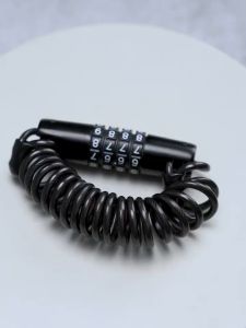 Flexible Bicycle Lock Keyless Spring Cable Lock Password Chain Lock Helmet Lock Motor Lock