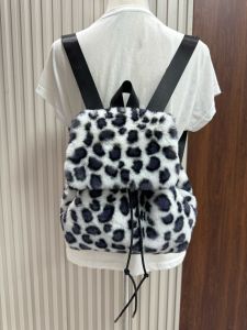 Túi Đeo Vai Vải Nỉ Dung Tích Lớn Họa Tiết Da Báo Phong Cách Hàn Quốc Cho Học Sinh Túi Đeo Vai Thường Ngày Chống Thấm Nước