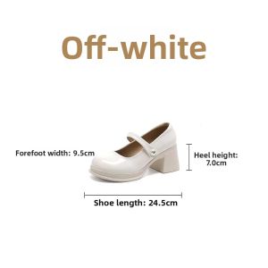 Josiny | French Style Versatile Bow-Decorated Shoes with Thick Heels