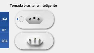 Others | Tuya Smart WiFi Plug 16A brazil socket with power monitor With Timing Voice Smart control outletWorks with Google home alexa
