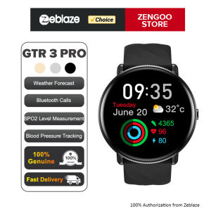 Zentronix Group Zeblaze GTR 3 Pro AMOLED Display Make/Answer Phone Calls Smart Watch 316L Stainless Steel Fitness Smartwatch For Men Women
