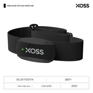 XOSS X2 Không Dây Đo Nhịp Tim Dây Đeo Ngực Cho Đi Xe Đạp Chạy Bộ Đi Bộ Đường Dài Bluetooth ANT + Thông Minh Cảm Biến Thể Dục IPX7 Chống Thấm Nước