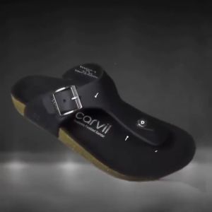 Carvil Sandal Pria BENZO-01 M BLACK/BROWN ORGINAL