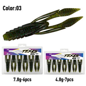 Kingdom IronFist Soft Fishing Lure 85mm 105mm Sinking Creature Bait PVC Crawfish Lure Bass Fishing Lure Artificial Soft Bait