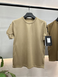 American Tactical Series Quick Dry Breathable Mens Outdoor Fitness round Neck Short Sleeve T-Shirt Trendy Workwear Military Style