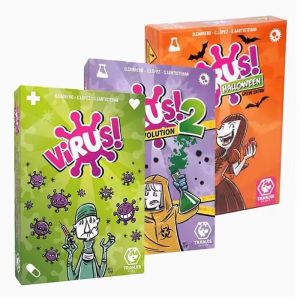Bandai | Cross-border New Virus Super Virus Infection Card Interactive Toy Foreign Version of Family Gathering Game Card