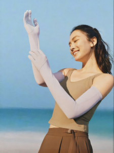 Beneunder | UV Protection Sunscreen Gloves and Arm Sleeves Breathable For Spring and Summer Driving Cycling Women