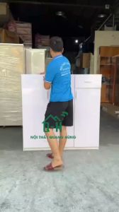 TỦ GIÀY DÉP NHỰA ĐÀI LOAN 3 CÁNH CAO CẤP MÀU TRẮNG HCM
