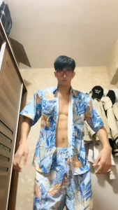 C-รุ่น-366 เสื้อฮาวายแขนสั้นลายดอกมาใหม่ เสื้อเชิ้ตแขนสั้น เนื้อผ้าใส่สบาย เล่นสงกรานต์และเที่ยวทะเลได้หมด พร้อมส่งจากกรุงเทพ