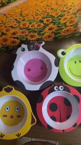 BÁT ĂN DẶM SỢI TRE CÓ HÌNH THÚ NGỘ NGHĨNH ĐÁNG YÊU CHO BÉ TRAI VÀ BÉ GÁI ĐỰNG CHÁO VÀ CHỊU NHIỆT TỐT AN TOÀN CHO BÉ KÍCH THÍCH TRÍ TÒ MÒ VÀ GIÚP BÉ ĂN NGON MIỆNG