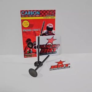 VALVE CARBON PAYUNG KLEP BRT 22 19 BATANG 5mm 5 mm NMAX AEROX WR 155 R15 VVA R15 V4 XSR 155 MT 15 LEXI ALL NEW AEROX ALLNEW NMAX