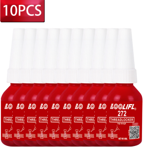 LOOLIFL 10ml Threadlocker 243 Medium Strength Threadlocker Anti Rust Blue Thread Locking Agent Adhesive Caulk Adhesives Sealer