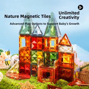 FANMIAO | Educational Magnetic Tiles Toy for Girls 4-6 Years