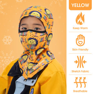 West Biking | WEST BIKING Kids Ski Balaclava Fleece Thermal Windproof Full Face Mask Breathable Children Snowboard Neck Warmer Helmet Liner