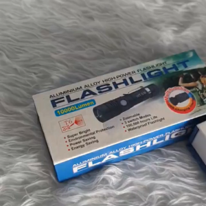 USB Rechargeable LED Flashlight Zoomable Waterproof 3 Modes Super Bright Torch/Lampu Suluh LED