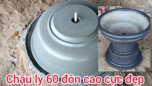 khuôn quay chậu ly 60 cao 60cm. có thể giãn ra lớn hơn. (khuôn chất lượng)