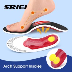 SRIEI 1 Pair High Arch Insole Support Cushion Shoe Orthotic Insoles Flat Foot Plantar Fasciitis Heel Pain Relief for Women Men 鞋垫防痛久站
