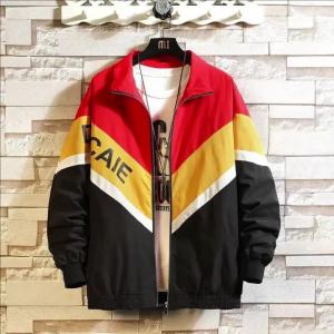American Style Vintage 2025 Men Bomber Jackets And Coats Windbreakers High Street Patchwork Loose Cargo Outwear