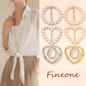 1Pcs Elegant Faux Pearl Brooch Set - Heart Cutout Design Fashion Sweater Coat Pin Multifunctional Fashion