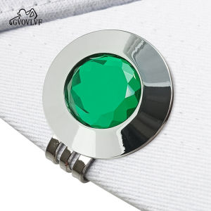 Kẹp Mũ Golf Bằng Kim Loại Đính Đá Rhinestone Đường Kính 32mm Kẹp Dấu Mốc Bóng Golf Magnets Bộ Sưu Tập Mùa Hè 2024