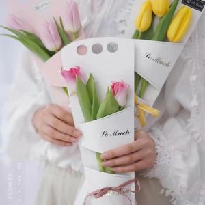 3Pcs Single Flower Box Flowers Wrapping Gift Box Flower Packaging Supply For Festival Party Wedding