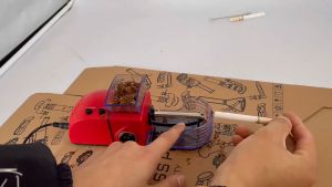 Alat Linting Kertas Rokok Elektrik 8 mm Alat Pengisi Selongsong Roko Mesin Linting Elektrik Otomatis