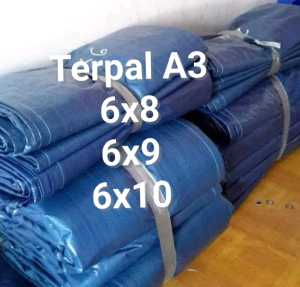 Terpal plastik A3 Ready ukuran 5x6 6x6 6x7 6x8 6x9 6x10 Siap kirm