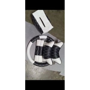 bantalan leher jok mobil plus sarung setir sefty belt