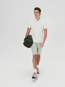 Giordano Mens Cotton Lycra Slim Short Sleeve Polo 01016245