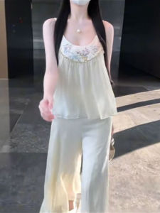 CHANGTONG | Casual Elegant 3 Piece Outfit Set with Shoulder Wrap Top and Pants